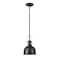 Z-Lite Melange Pendant, 1-Light, 8.25 In.W x 11.75 In.H, Matte Black/Matte Black 725MP-MB - alternate 5